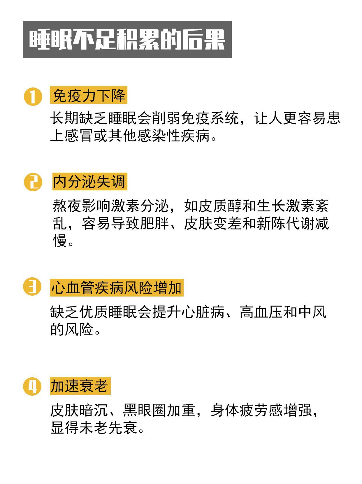 睡眠不足对身体的负面影响，健康警示与应对策略